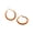 Medium Round, variant on Bright Orange Hoop Earrings Bold Statement for Women Medium Square Retro Statement Dangles Drop Earrings Bold Colorful Jewelry for Party Vacation Gold Tone Spring Clasp Earrings