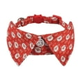 thumbnail image 1 of Pajarita navideña para gato, Collar navideño para gato, collares navideños con colgante, suministros cómodos para mascotas para niños y niñas, gatitos Papá Noel rojo, 1 of 8