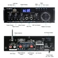thumbnail image 3 of Woopker Amplifier Bt 298 Pro Home Theater Amplifier Dual Channel Stereo 5.0 Maximum 800W New Upgrade ,High Sound, 3 of 6