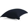 thumbnail image 2 of BedDecor 100% Egyptian Cotton 600TC 2PC Pillow Sham Solid Navy Blue Queen, 2 of 4