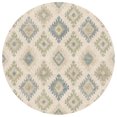 thumbnail image 2 of Addison Rugs Chantille Indoor/Outdoor Transitional Geometric Ivory Machine Washable Round Rug, 8' x 8', 2 of 8