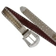 thumbnail image 5 of Western Snap On Rhinestone Braided Leather Belt, 5 of 6