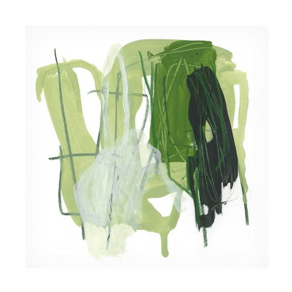 June Erica Vess 'Jade Schematic VII' Canvas Art