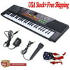 54 Keys Music Electronic Keyboard Kid Electric Piano Organ W/Mic & Adapter Good