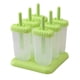 thumbnail image 1 of Kmeivol Juego De 6 Moldes De Paletas De Silicona Reutilizables, Verde, 1 of 5