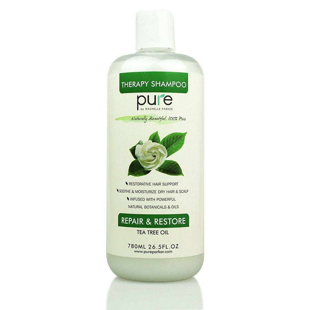 PURE Tea Tree Oil Shampoo, 26.5 oz. Tea Tree Essential Oil, Deep Cleansing & Hydrating for