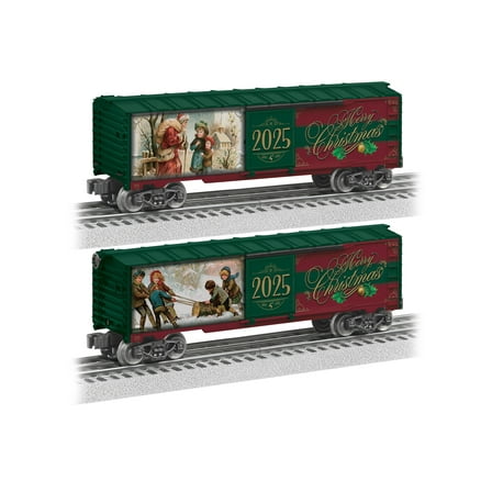 Lionel 2025 Christmas O Gauge Model Train Boxcar for Ages 14 