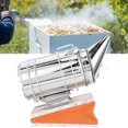 thumbnail image 4 of Smoke Sprayer, Beekeeping Smoker Stainless Steel Multifunction Cowhide Leather  For Beekeeping, 4 of 8