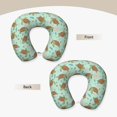 thumbnail image 3 of Daiia Cute Sea Turtles Pattern Travel Pillow 100% Pure Memory Foam Travel Neck Pillow, Airplane Pillow U-Shaped Neck Pillow Ergonomic Travel Pillow, 3 of 8