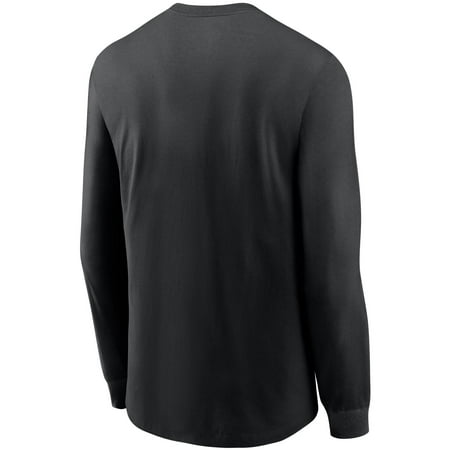 Men's Nike Black Pittsburgh Steelers Primary Logo Long Sleeve T-Shirt