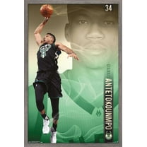 NBA Milwaukee Bucks - Giannis Antetokounmpo 17 Wall Poster, 22.375" x 34", Framed