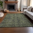 thumbnail image 6 of Addison Rugs Mayfield Washable Traditional Oriental Green Rectangle Rug, 2'6" x 3'10", 6 of 6