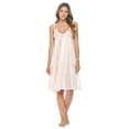 thumbnail image 2 of Casual Nights Women's Satin Lace Camisole Nightgown, 2 of 5