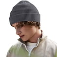 thumbnail image 3 of Beechfield Waffle Cotton Beanie, 3 of 4