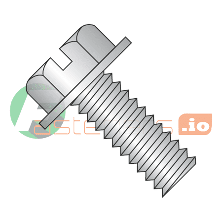 

4-40 x 3/8 Machine Screws / Slotted / Hex Washer Head / 18-8 Stainless Steel (Quantity: 5 000 pcs)