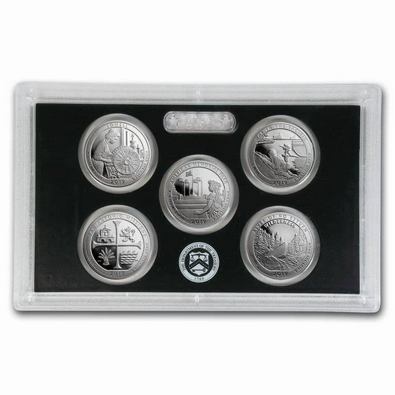 2019 America the Beautiful Quarters Silver Prf Set (No Box/COA)
