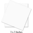 thumbnail image 2 of 3" x 3" Square Cardstock | 80lb Cover White Thick Card Stock Paper - Smooth Finish | For Scrapbooking, Arts and Crafts, Wedding Invitations, Bussines Cards | 50 Cards Per Pack, 2 of 8