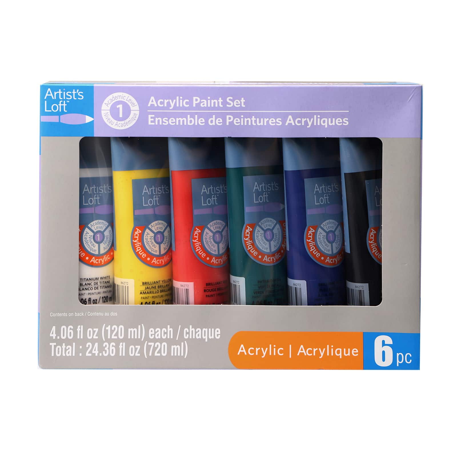 Artist's Loft 6-Color Acrylic Paint Starter Set, 4oz photo 6