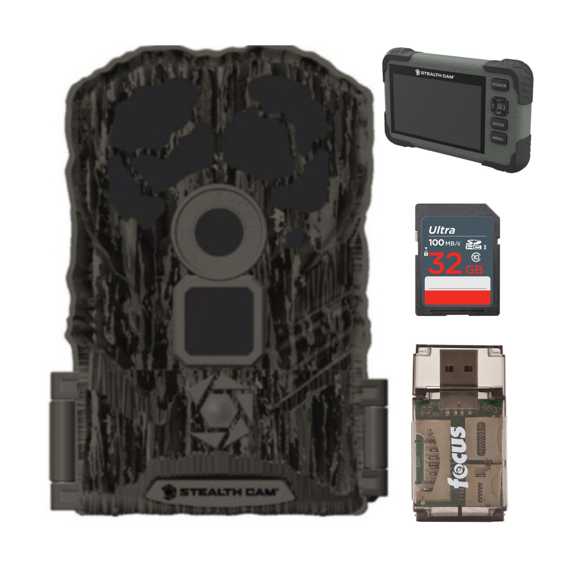 Stealth Cam Browtine 14MP Trail Camera with Video with Reader-Viewer, Memory Card & Card Reader - image 1 of 5
