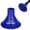 Blue, variant on SupreGear Cane Tip Replacement 3/4 Inch, Heavy Duty Rubber Tip with Metal Spacer, Anti Slip Base 19mm,Black