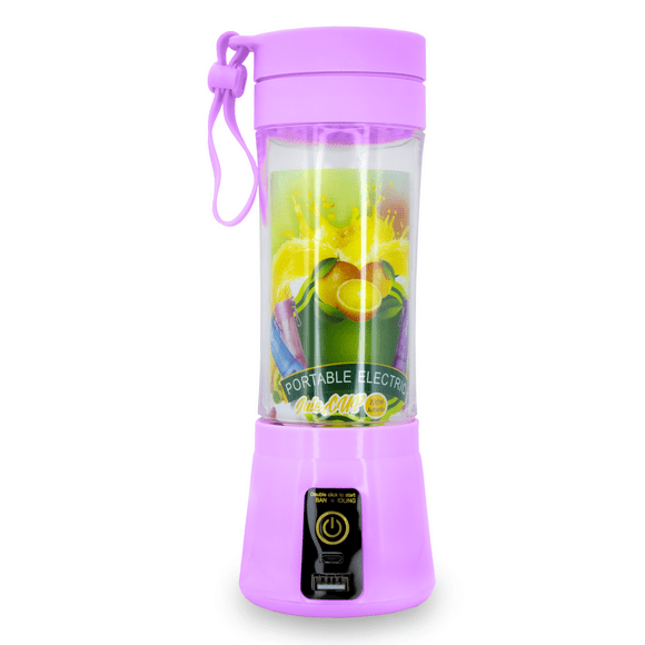 Mini Licuadora Extractor Batidora Procesador Portátil Recargable Morada