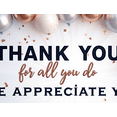 thumbnail image 4 of Decorative Design Thank You Banner Balloon Decoration Appreciation Banner Colorful Theme for Employee Recognition Corporate Events Gratitude Parties, 4 of 8