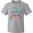 thumbnail image 3 of Inktastic My Meema Loves Me Youth T-Shirt, 3 of 5