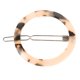 thumbnail image 1 of Pinzas para el cabello de resina ostentosas para mujer, pinzas para el cabello, horquillas geométricas, accesorios para peinar el cabello (café manchado), 1 of 6