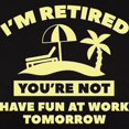 thumbnail image 3 of CafePress - I'm Retired Women's Dark T Shirt - Women's Traditional Fit Dark T-Shirt, 3 of 4