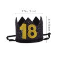 thumbnail image 4 of 1PC Birthday Party Hat Party Decorative Tiara Crown Eye-Catching Hat Crown, 4 of 9