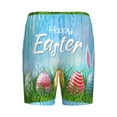 thumbnail image 5 of Gaeub Happy Easter Printed Men's Short Pajama Pants, Lightweight Lounge & Sleep Bottoms Keep You Cool - Medium, 5 of 9