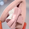 thumbnail image 7 of SGFCWSX Girls Sandals Rhinestone Pearl Braided Strap Bow Decor Open Toe Flat Summer Sandals for Beach Daily Party Wear Pink Size 11 Little Kids, 7 of 7