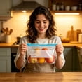 thumbnail image 4 of Food Storage Set 15Pc Ziplock Bags Storage Bags Reusable Sealing Plastic Bags for Home Refrigerator Freezing & Sorting, 4 of 4