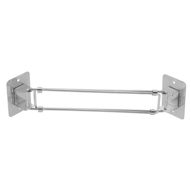 Nishuna RV Shower Corner Bar Stainless Steel Rod Camper Bathroom Organization Storage Bar