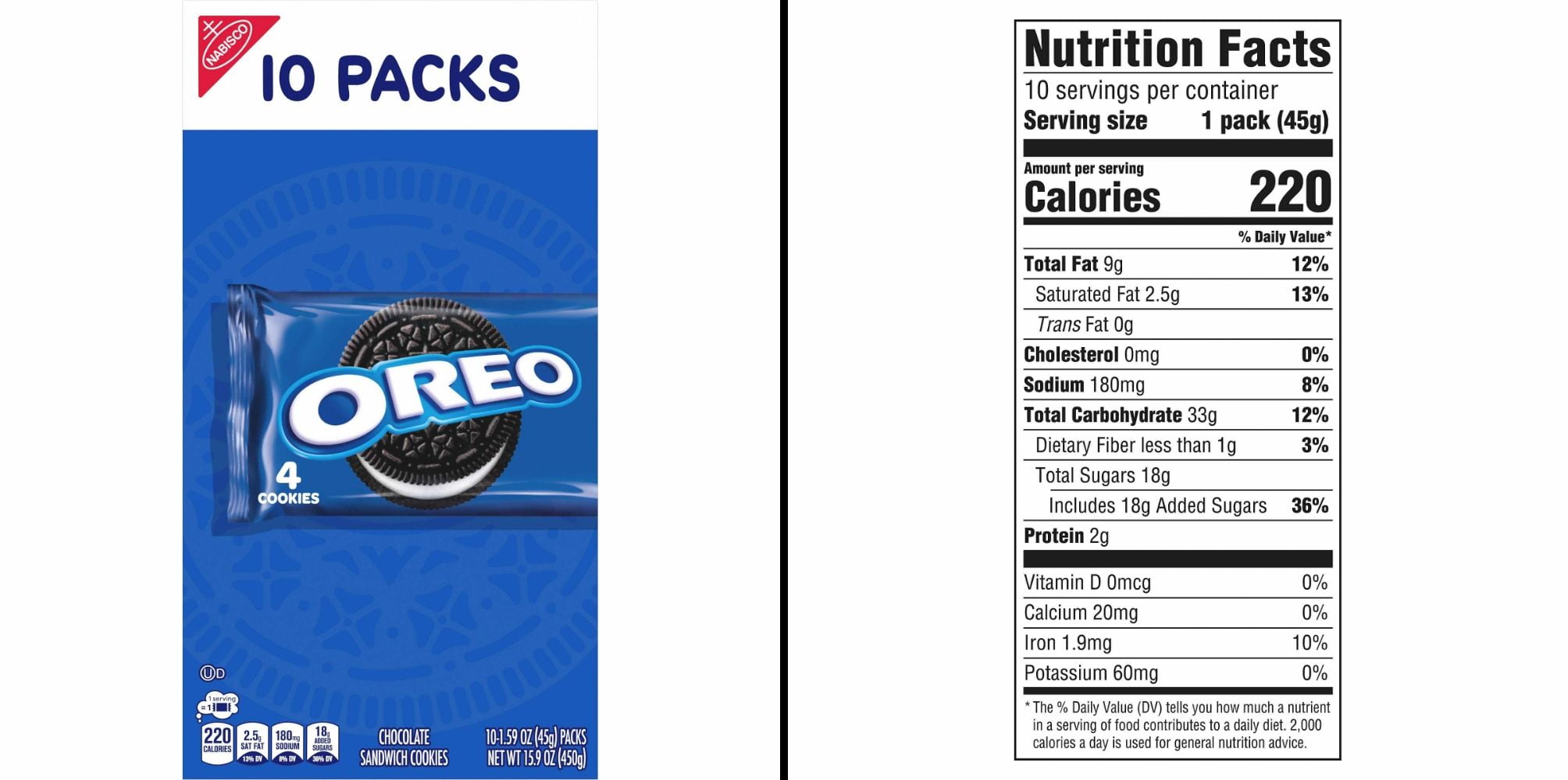 OREO Chocolate Sandwich Cookie 10 ct & Lay's Wavy Potato Chips 13 oz