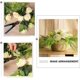 thumbnail image 3 of 12 piezas de rosas artificiales, flores de tallo largo, rosas de seda falsas para decoraciones de bodas en el hogar (blanco) oso de fresa  Juguete, 3 of 6