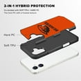 thumbnail image 2 of Apple iPhone 16 (6.1) - Licensed NCAA of Oregon State University Beavers Logo on Orange Textured Dual Layer Case, 2 of 5