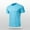 Light Blue, variant on CaiJunJia George Workout Shirts for Men Athletic Running Gym Quick Dry Tee Short Sleeve Moisture Wicking T Shirt
