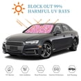 thumbnail image 4 of Kdxio Breast Cancer Awareness2 Print Windshield Sun Shade, Foldable Sun Blocker for Car,Truck,SUV Automotive Interior Sun Protection,Reflective Shade for Front Windshield(Medium), 4 of 6