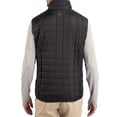 thumbnail image 2 of Men's-Cutter & Buck  Black Pitt Panthers Rainier Eco Insulated PrimaLoft Full-Zip Puffer Vest, 2 of 2