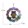 thumbnail image 5 of RV Colgante de Metal 3d para decoración de jardín al aire libre, Spinner de viento (búho místico), artesanías de jardín, decoración del hogar Rojo Verde, 5 of 5