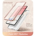 thumbnail image 2 of i-Blason Cosmo Series Case for Google Pixel 5a 5G Case 6.34 inch (2021), Slim Full-Body Stylish Protective Case with Built-in Screen Protector (Marble), 2 of 6
