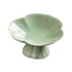 thumbnail image 2 of Cuenco de cerámica con base en forma de loto para encimera de cocina, decorativo para inauguración de la casa. verde cian, 2 of 9