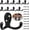 10 Pcs Black, variant on PETGLE 24 Pack Coat Hooks, Heavy Duty Double Prong Coat Hooks Wall Mounted with 48 Screws, No Rust White Metal Wall Hooks for Hanging Towel, Coat, Bag, Hat, Cup, Key