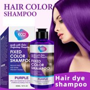 Purple color fixing shampoo, suitable for dyeing and white/blonde hair, moisturizing, unisex, hair care, color fixing, elegant packaging, rich in lavender extract