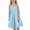 Style1-Blue girls dresses, variant on Flower Girl Dresses for Girls 7-16 Casual Tank Dress Ruffle Hem Sleeveless Cami Dresses Short Party Dresses Cute Birthday Dress Summer Fashion 2025 Vestidos Para NiñAs Elegantes