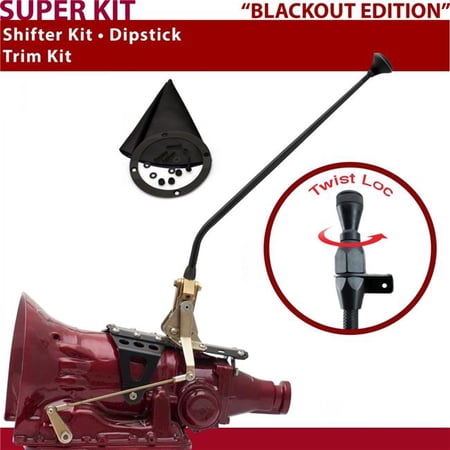 American Shifter TH350 Shifter Kit Black 23 in. Trim Kit Dipstick for DD217
