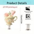 thumbnail image 1 of Tea Cup Ornament, Festival Decoration Rocking Acrylic Cup, Romantic Desktop Gift, Tea Lovers Gifts, 1 of 6