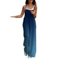 thumbnail image 1 of B91xZ Salopette Décontractée Ample pour Femmes, Bleu, L, 1 of 5