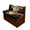 American Bald Eagle Pattern, variant on XYZCANDO 2-Piece Cowhide Print Stretch RV Sofa Seat Covers - Washable Breathable Camper Dinette Booth Furniture Protector